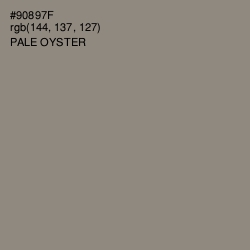 #90897F - Pale Oyster Color Image
